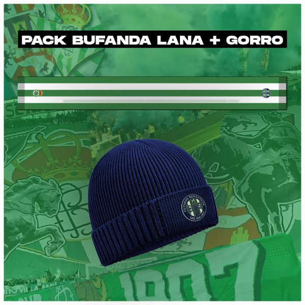 PACK BUFANDA DE LANA + GORRO (PROMO SOLO ONLINE)